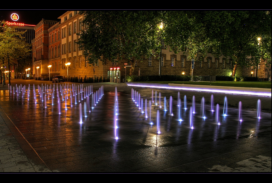Duisburg-Brunnen auf der Königstraße 