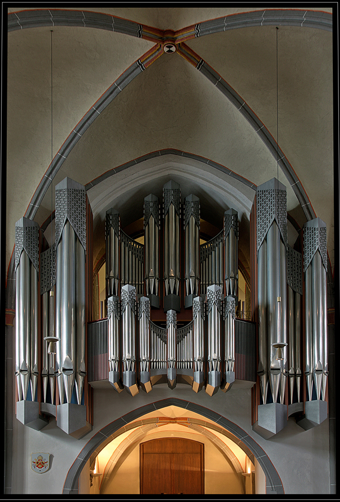 Die Orgel der Basilika St. Lambertuskirche in Düsseldorf