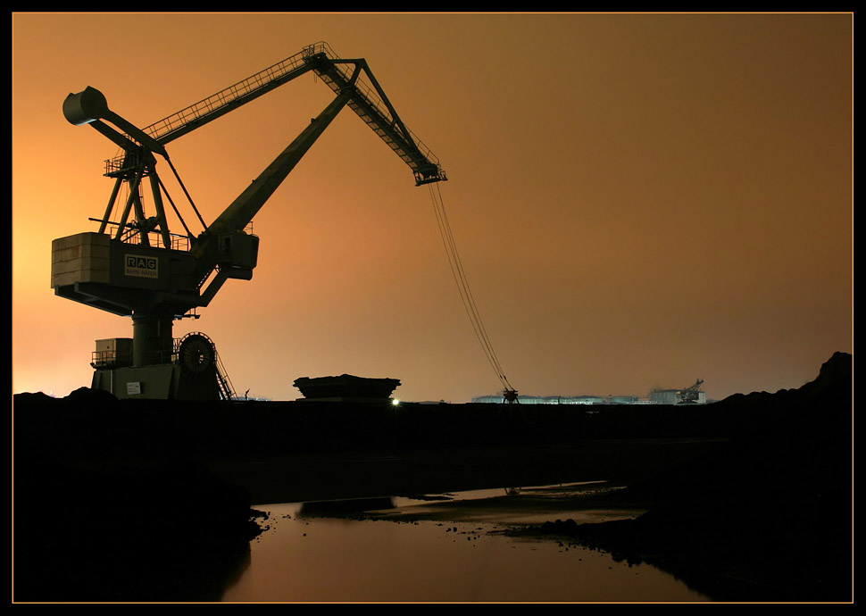  Kran im Hafen