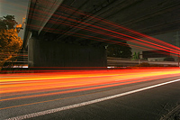 Unter der Autobahnbrücke   	