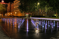 Duisburg-Brunnen auf der Königstraße 