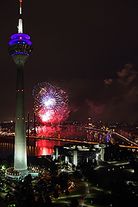 Düsseldorfer Kirmes 2012 - Feuerwerk