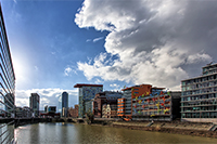 Düsseldorf Medienhafen - Zollhafen Becken