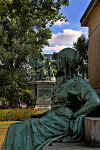 Bismarck-Denkmal  im Herzen von Düsseldorf