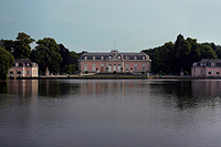 Düsseldorf Benrather Schloss  (Panorama-Aufnahme) 
