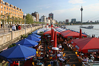  Rheinufer-Promenade in  Düsseldorf 