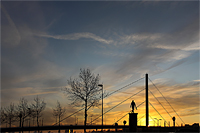 Düsseldorfer Oberkasseler Brücke
