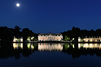 Schloss Benrath in Düsseldorf (Panorama-Aufnahme)