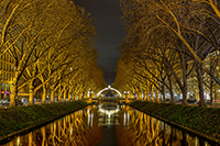 Königsallee in Düsseldorf - Weihnachten 2020
