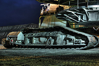 Tagebau Garzweiler - Stahl auf Sand