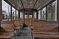 Oldtimer in Düsseldorf -Triebwagen 17 